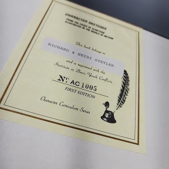 Character Sketches from the Pages of Scripture Illustrated Gothard 1st Edition - Picture 4 of 15